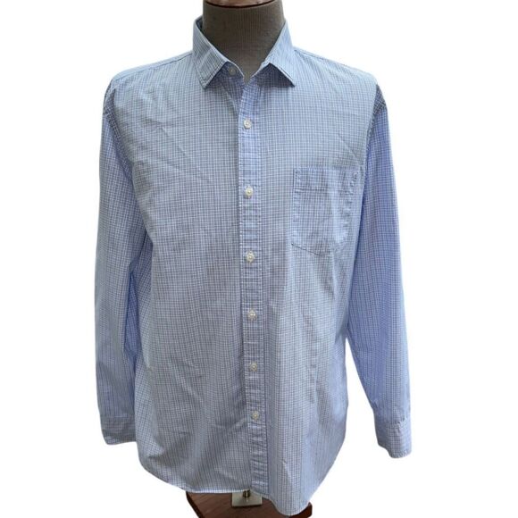 J. Crew Thompson Shirtings Men’s Dress Shirt Sz. XL Professional Office - Picture 2 of 16